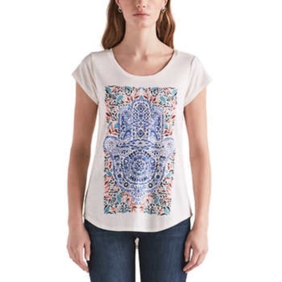 Lucky Brand Tops - Lucky Brand Hamsa Graphic Tee